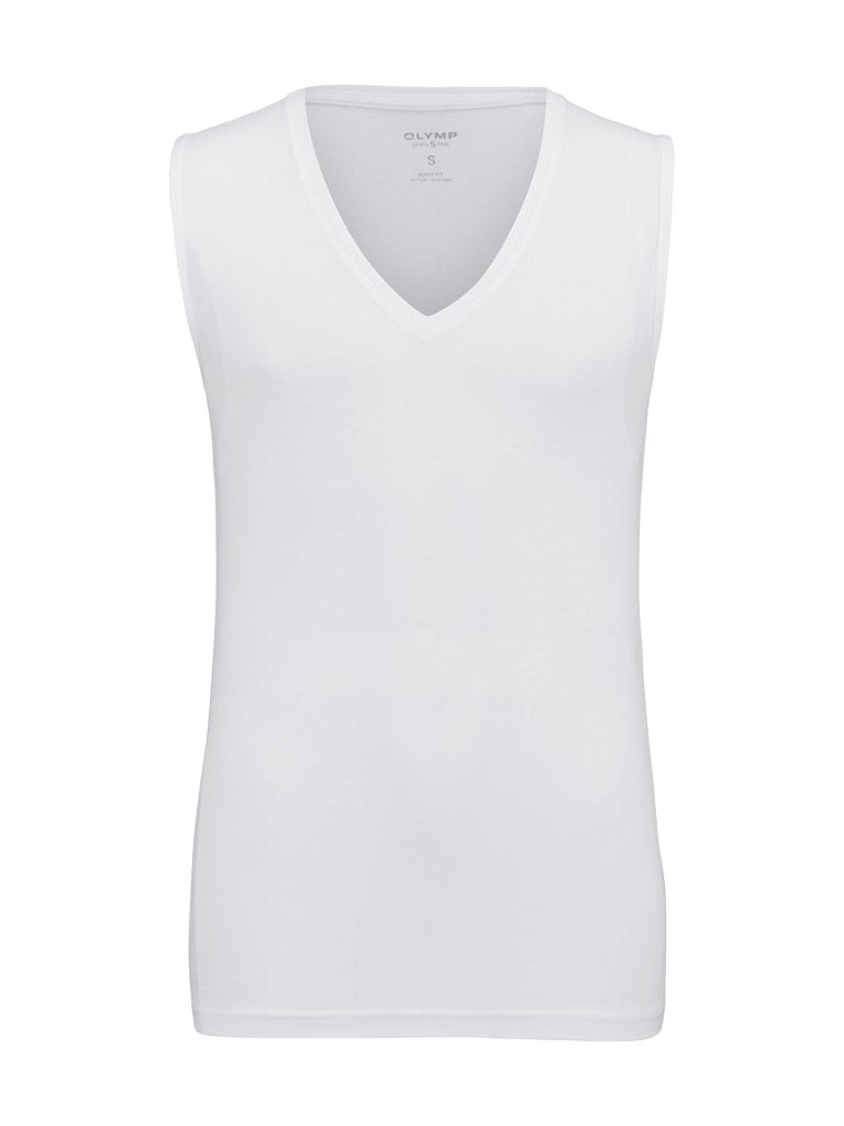 Olymp Herren T-Shirts kurz  Weiss