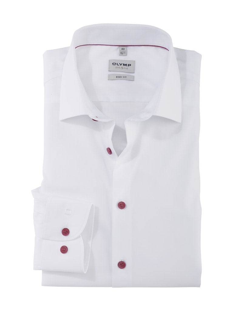 Olymp Herren Hemden lang  Mauve