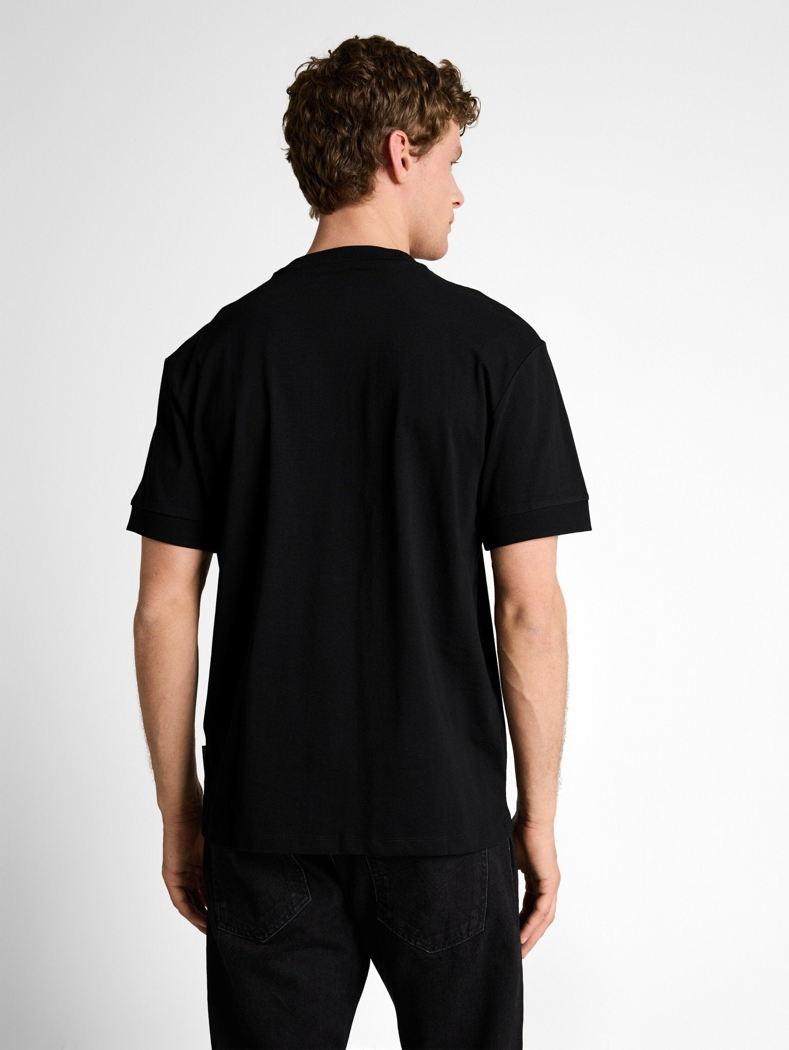 Tom Tailor denim Herren T-Shirts kurz Black