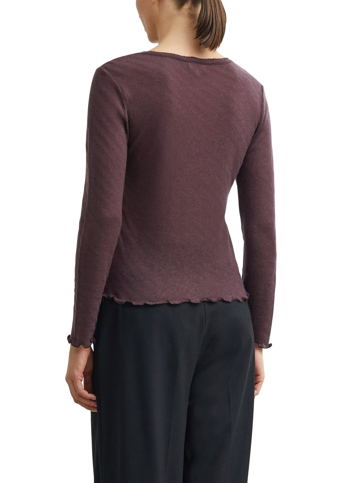 Comma Damen T-Shirts  Lilac/Pink
