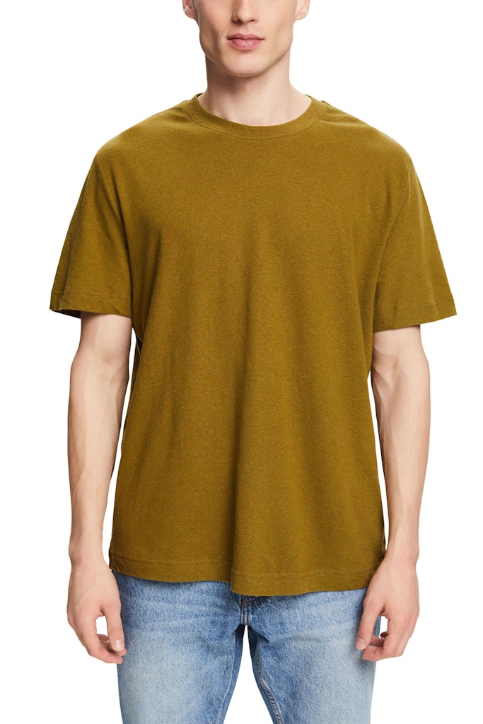 Esprit Herren T-Shirts kurz Olive