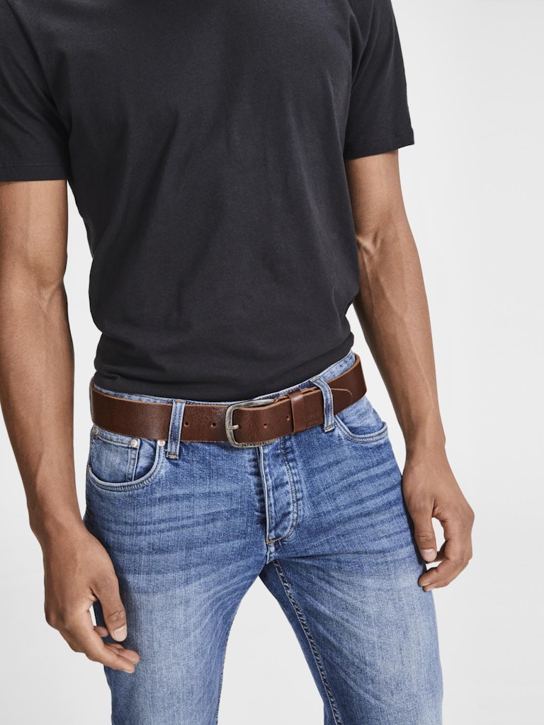 Jack & Jones Herren Gürtel Black Coffee