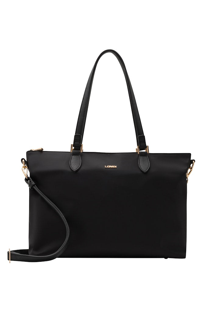 L.Credi Handtasche Schwarz
