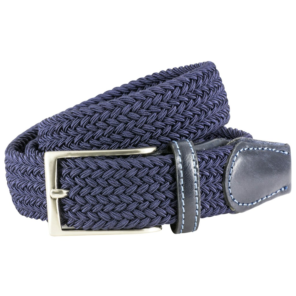 LINDENMANN Herren Gürtel Marine