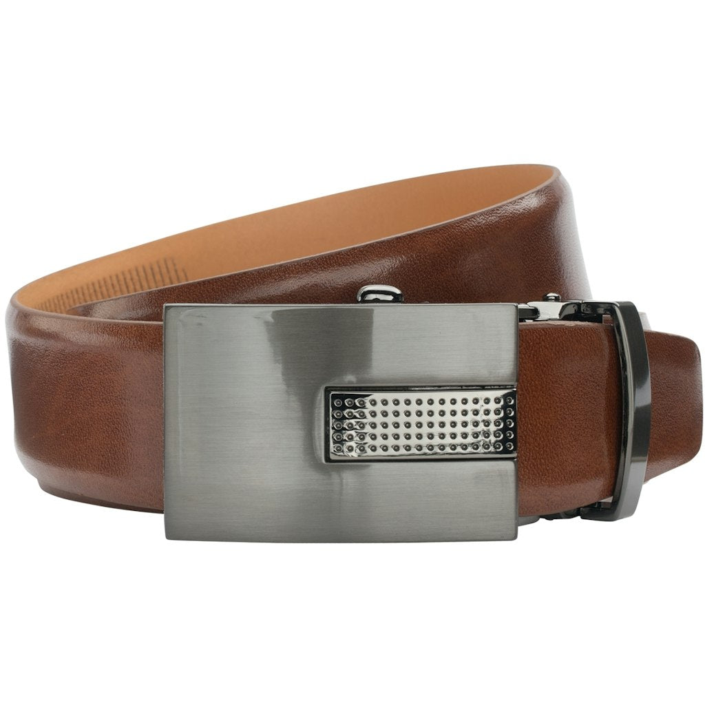 LINDENMANN Herren Gürtel Cognac