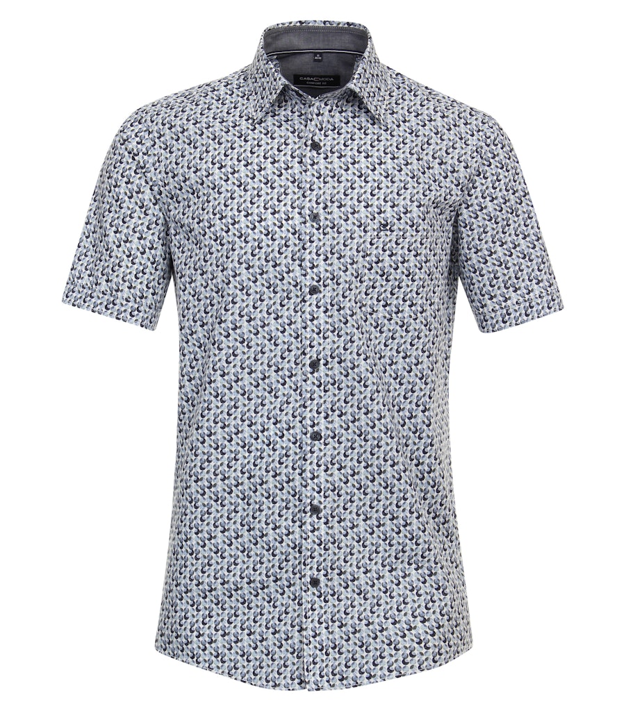 Casa Moda Herren Hemden kurz  Blau