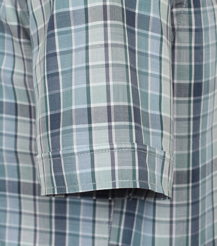 Casa Moda Herren Hemden kurz  Aqua Bis Pe