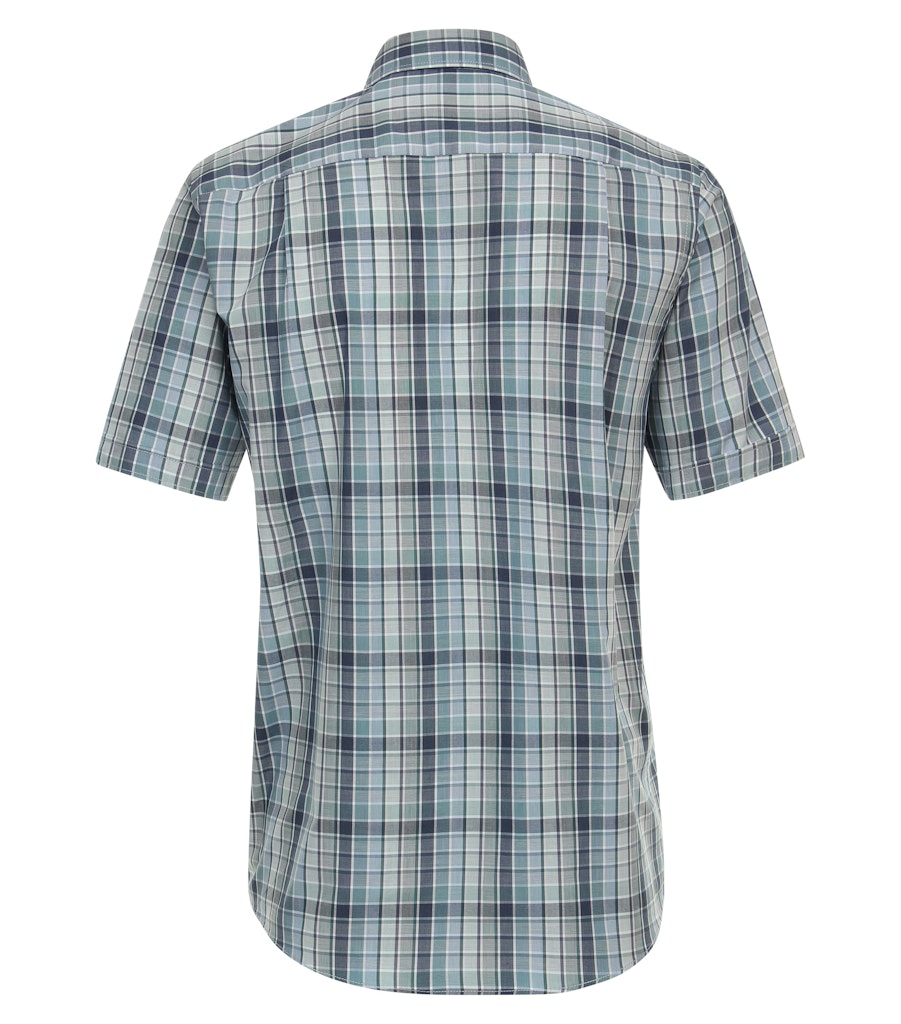 Casa Moda Herren Hemden kurz  Aqua Bis Pe