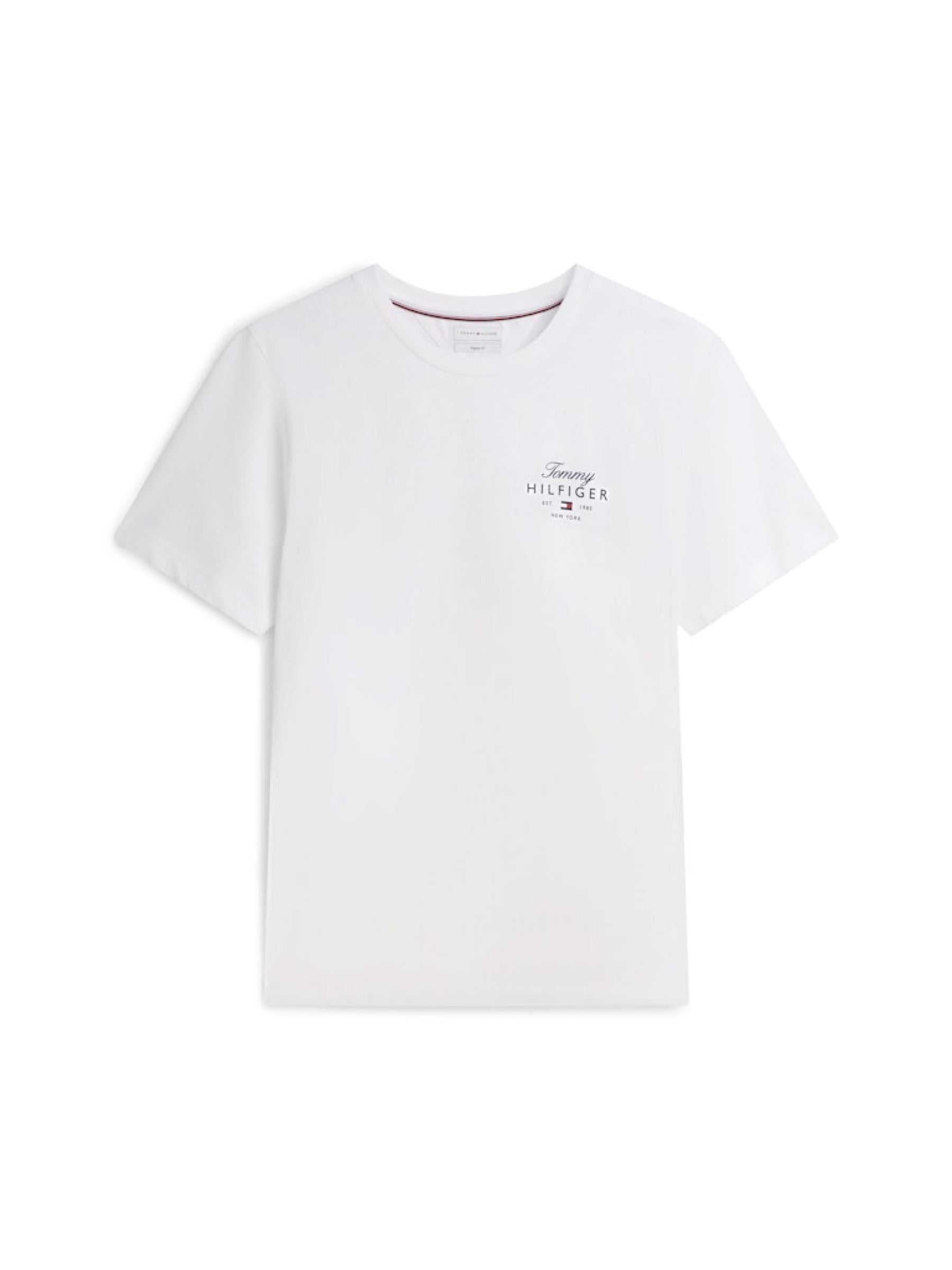 Tommy Hilfiger Herren T-Shirts kurz Ybr White
