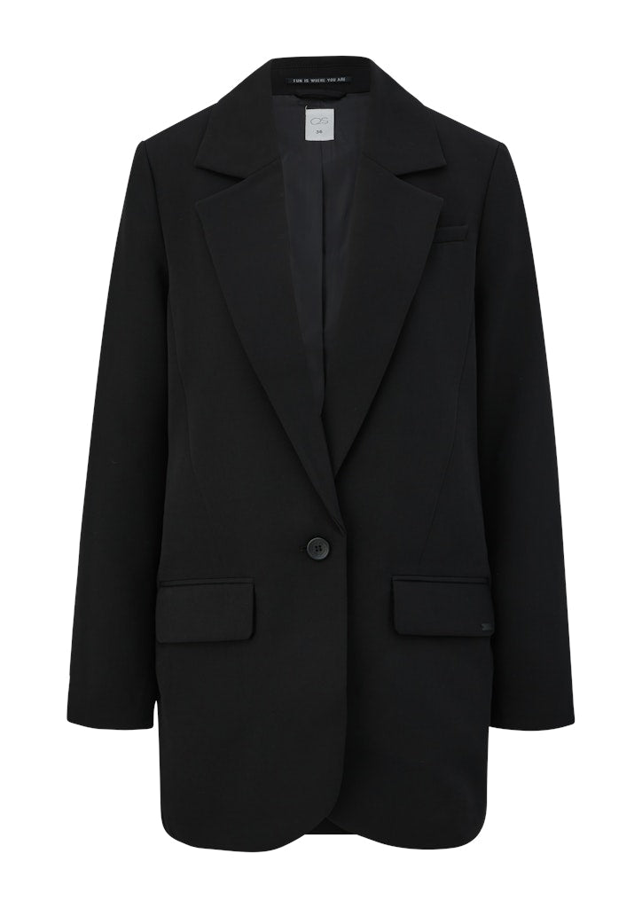QS by S.Oliver Damen Blazer Grey/Black