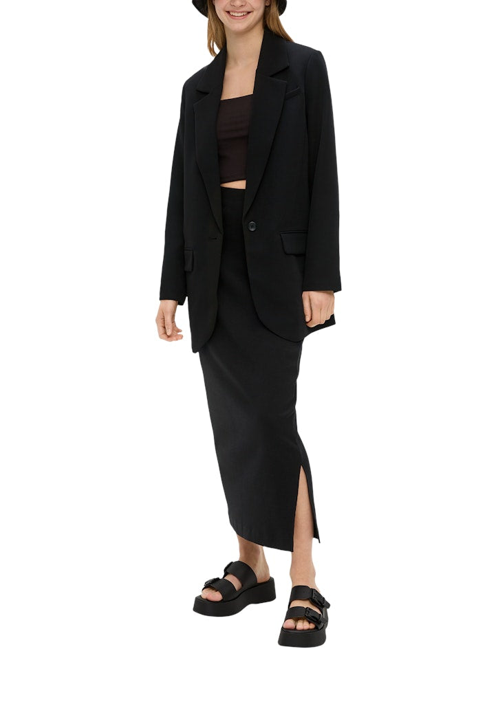 QS by S.Oliver Damen Blazer Grey/Black