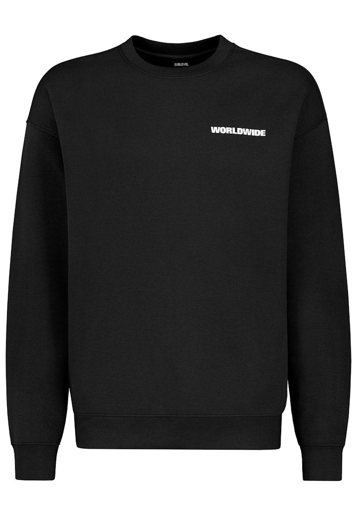 eight2nine Herren Sweatjacken Black