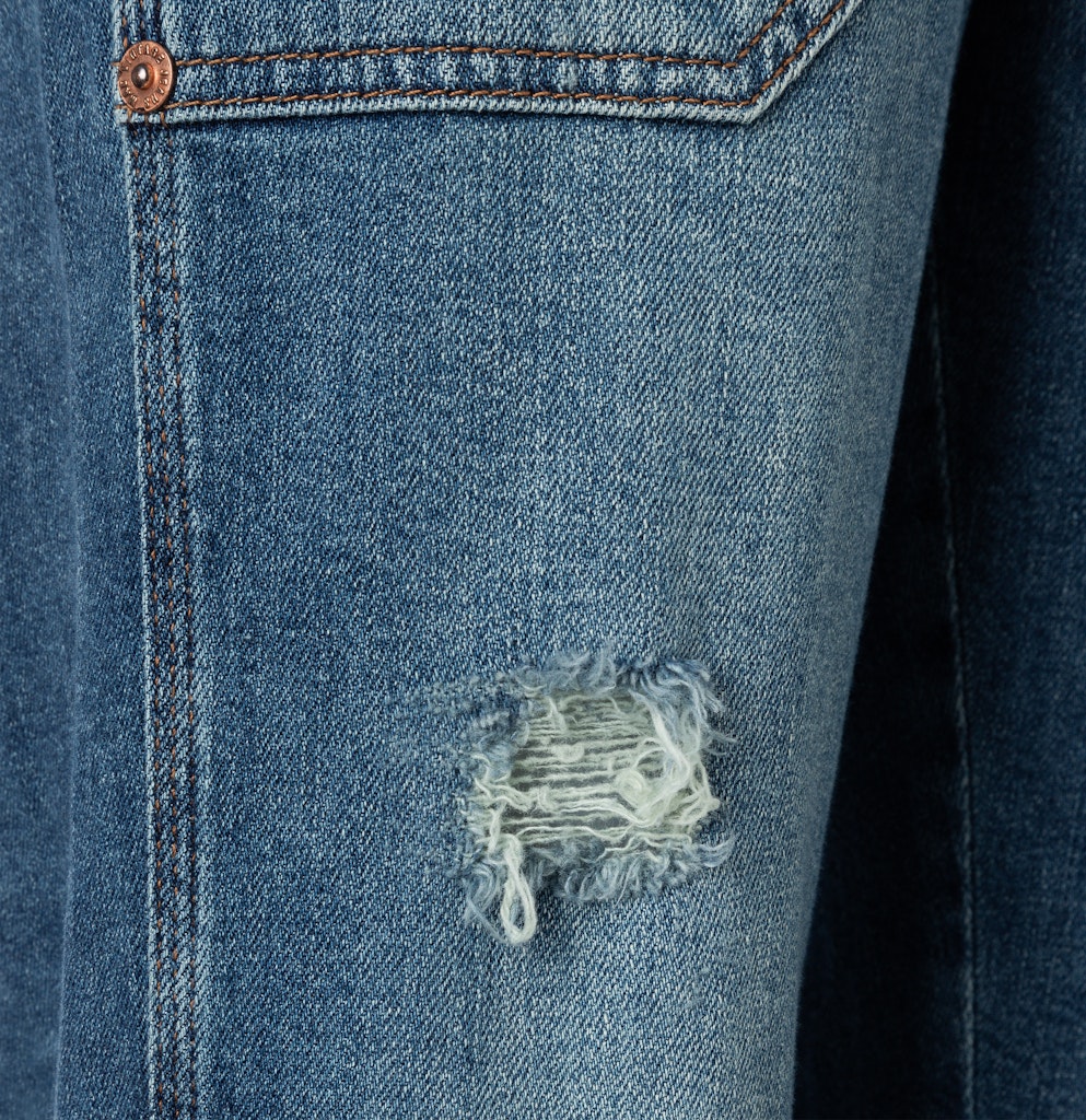 Mac Damen Jeans Mid Blue Chic W