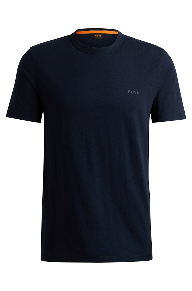 Boss Orange Herren T-Shirts kurz  Dark Blue