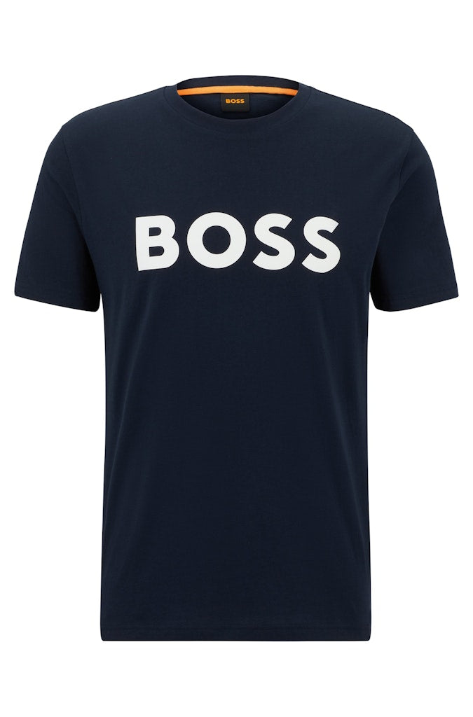 Boss Orange Herren T-Shirts kurz  Dark Blue
