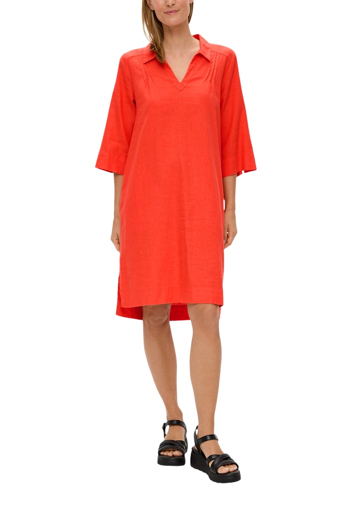 S. Oliver red Damen Kleider Orange