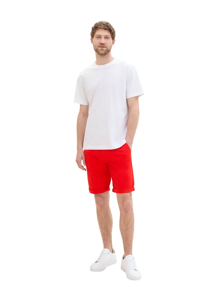 Tom Tailor Herren T-Shirts kurz White