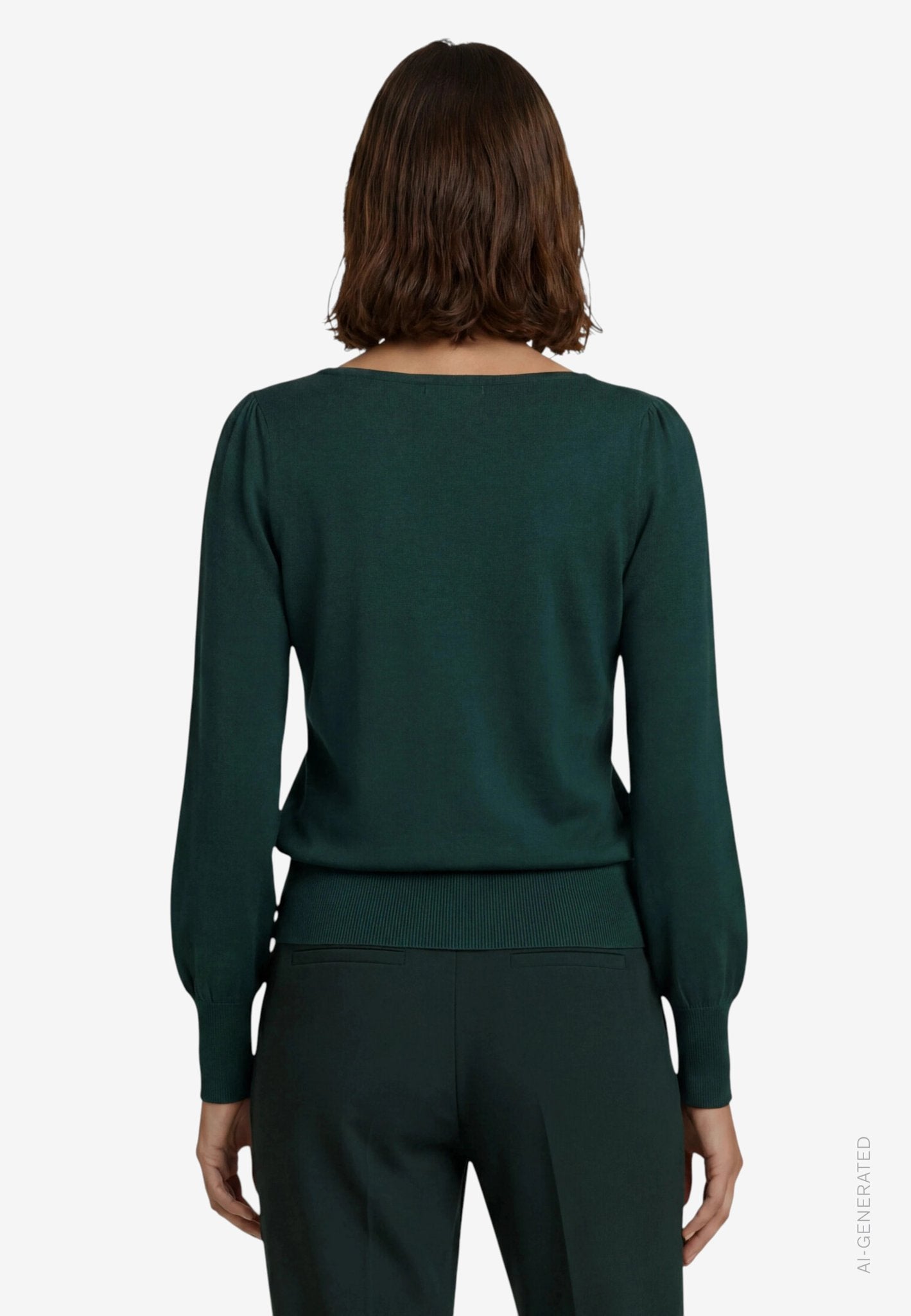 Zero Damen Pullover Green Forest