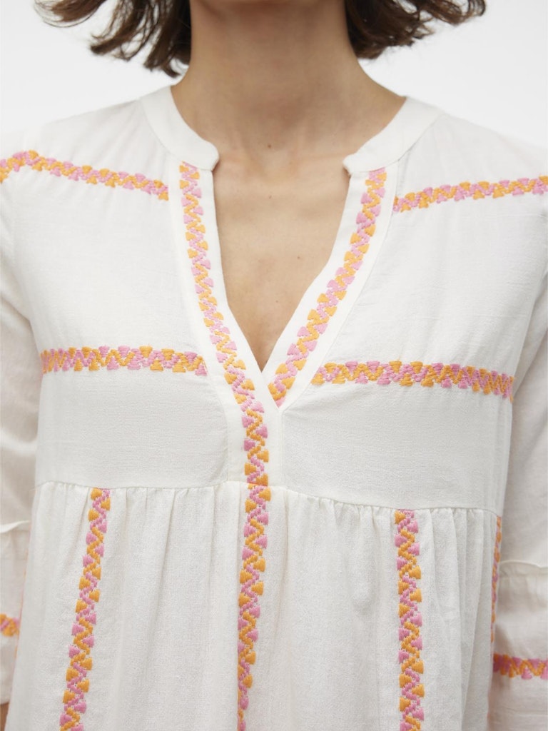 Vero Moda Damen Kleider Snow White/Pink