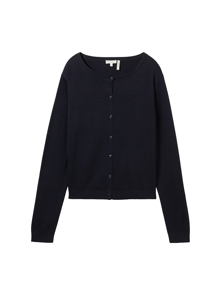 Tom Tailor Damen Strickjacken Sky Captain Blu