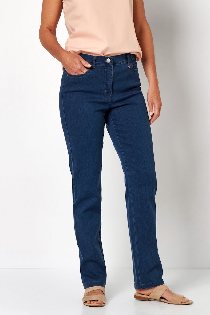 Toni Dress Damen Hosen Midblue