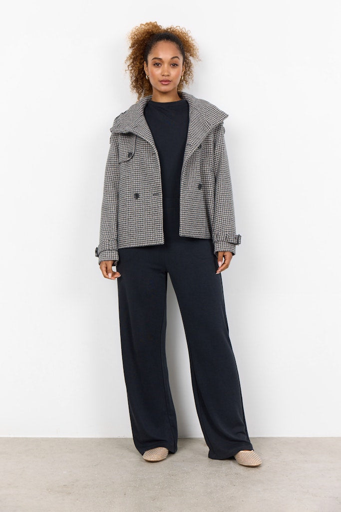 Soya Concept Damen Jacken Black Combi