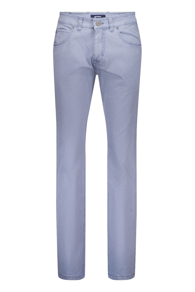 Gardeur Herren Hosen  Mittelblau