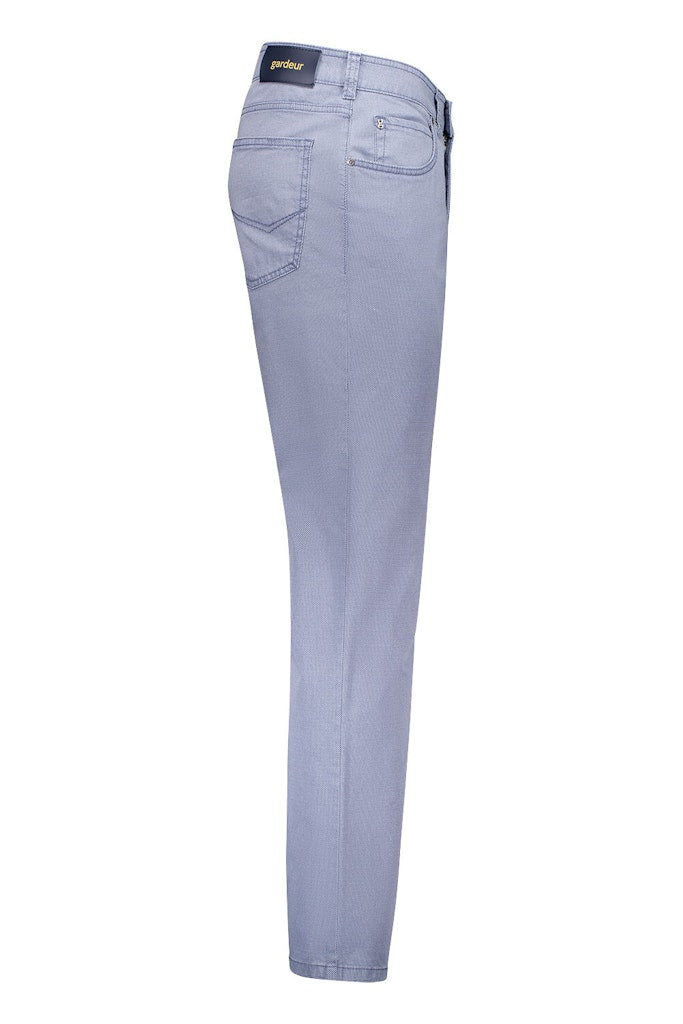 Gardeur Herren Hosen  Mittelblau