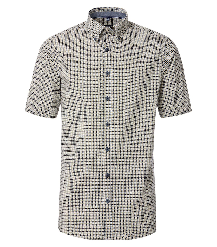 Casa Moda Herren Hemden kurz  Blau