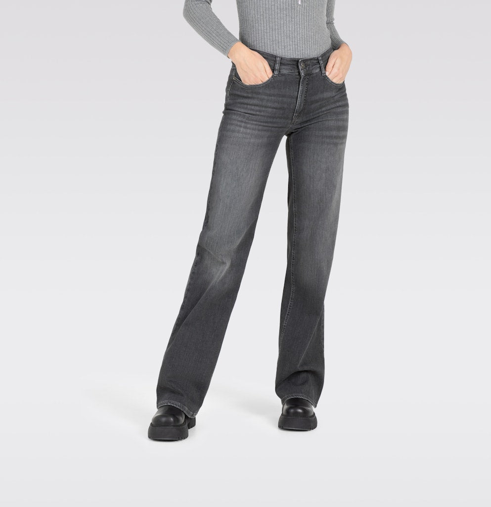 Mac Damen Jeans Grey Heavy Used