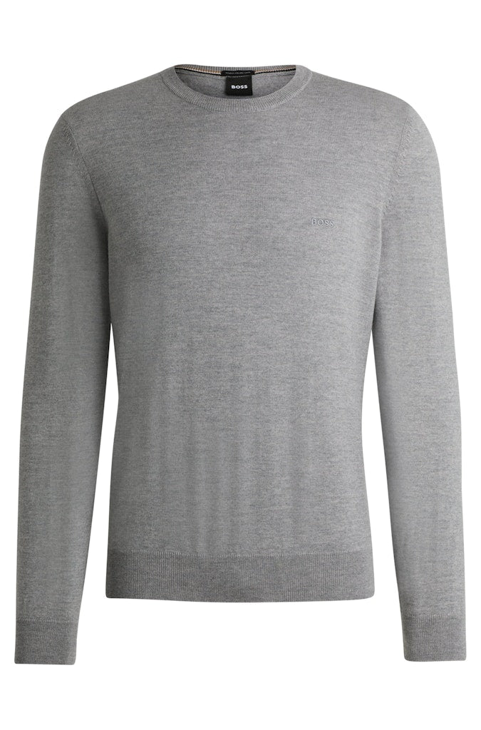 Boss Herren Pullover  Silver