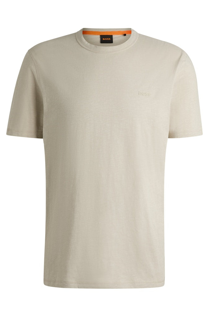 Boss Orange Herren T-Shirts kurz  Light Beige