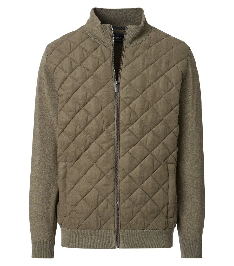 Casa Moda Herren Strickjacken  Gruen