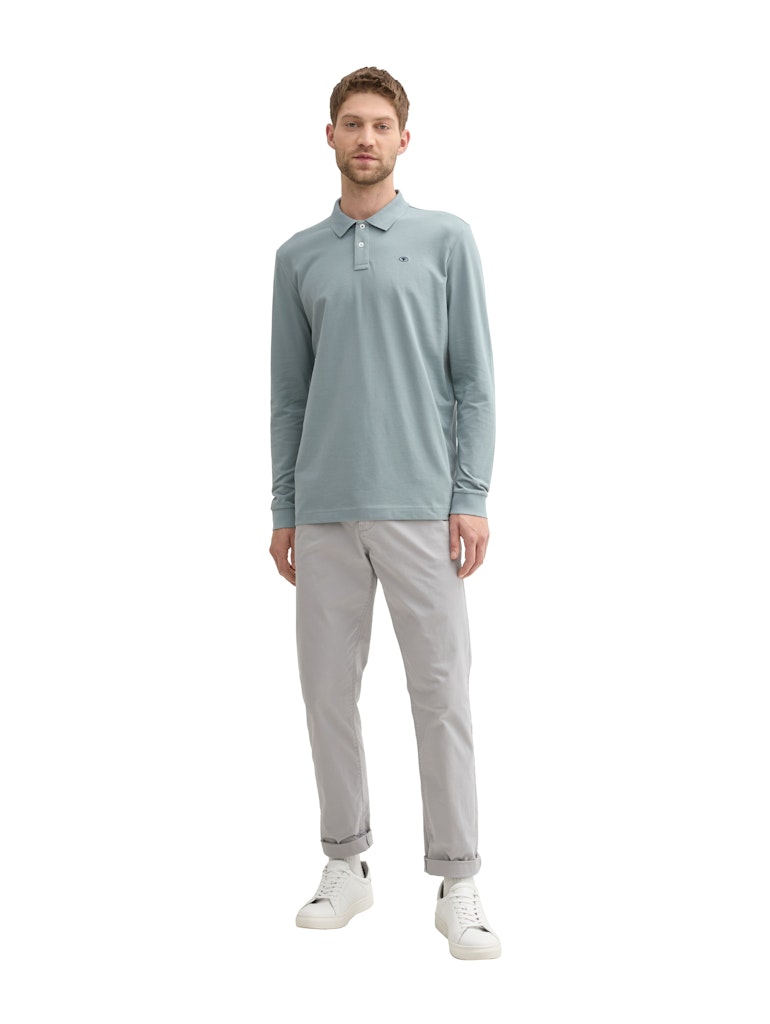 Tom Tailor Herren Polo-Shirts Grey Mint
