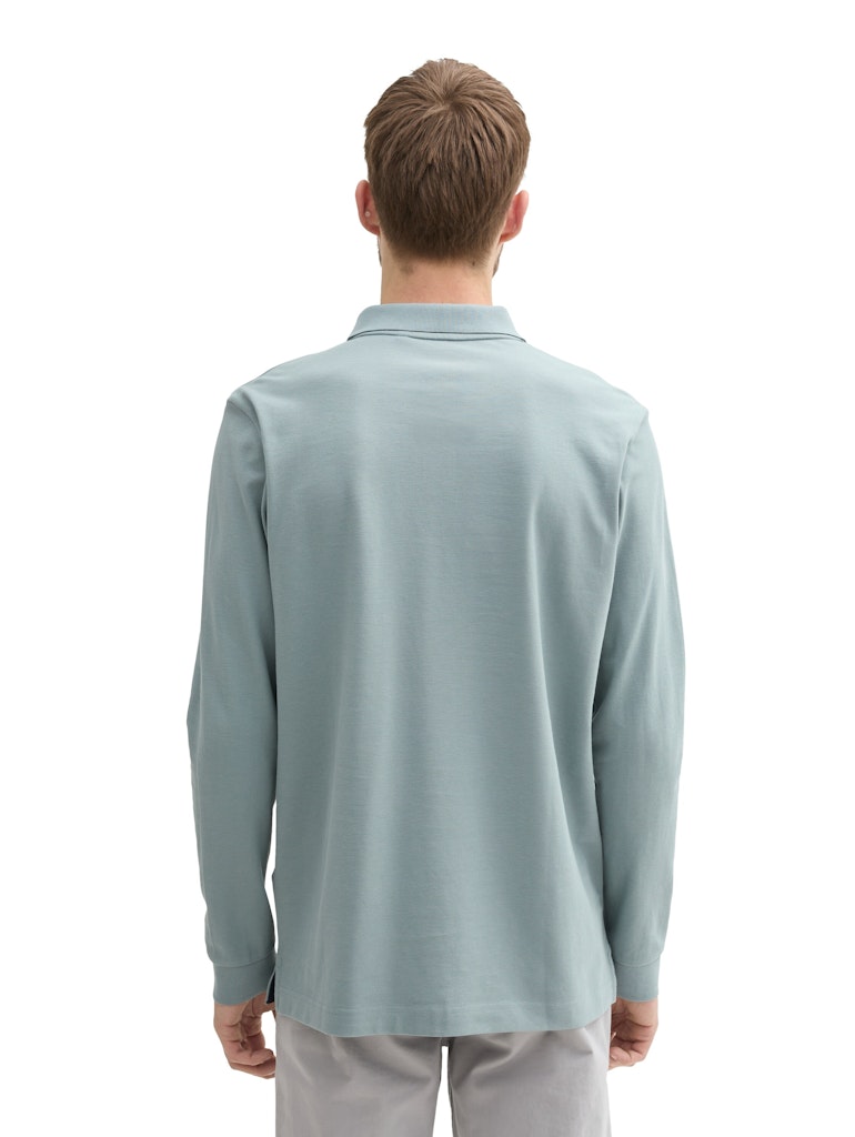 Tom Tailor Herren Polo-Shirts Grey Mint