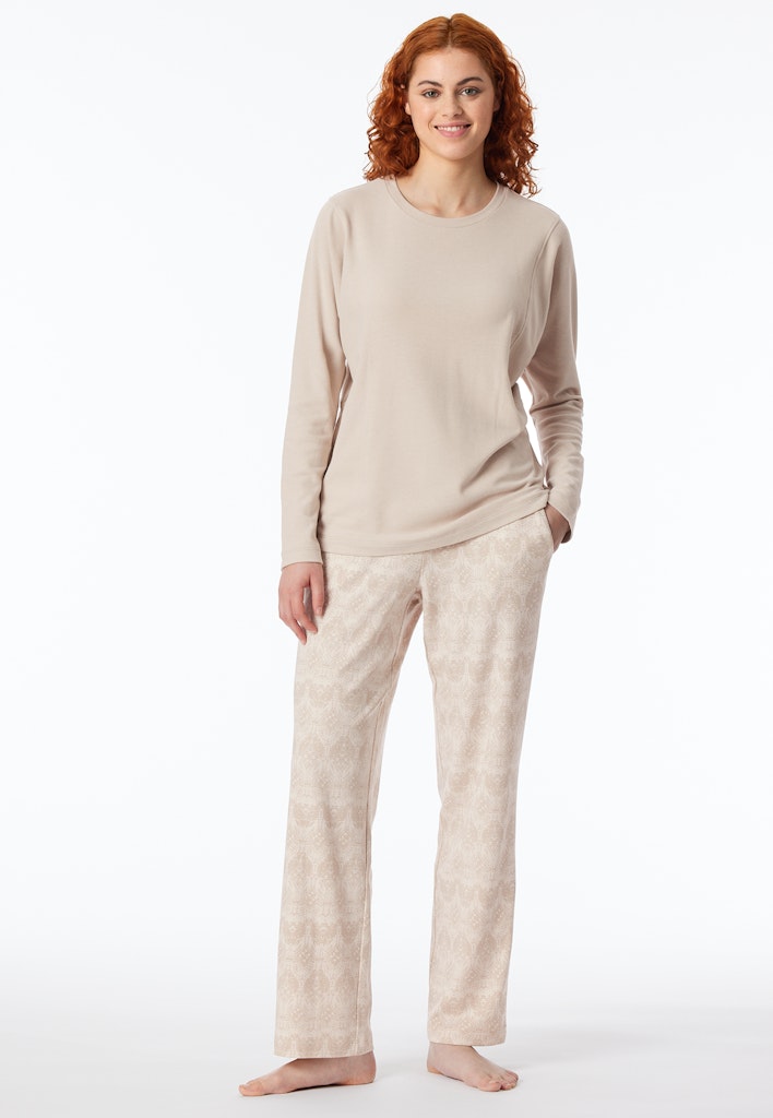 Schiesser Schlafanzug Beige