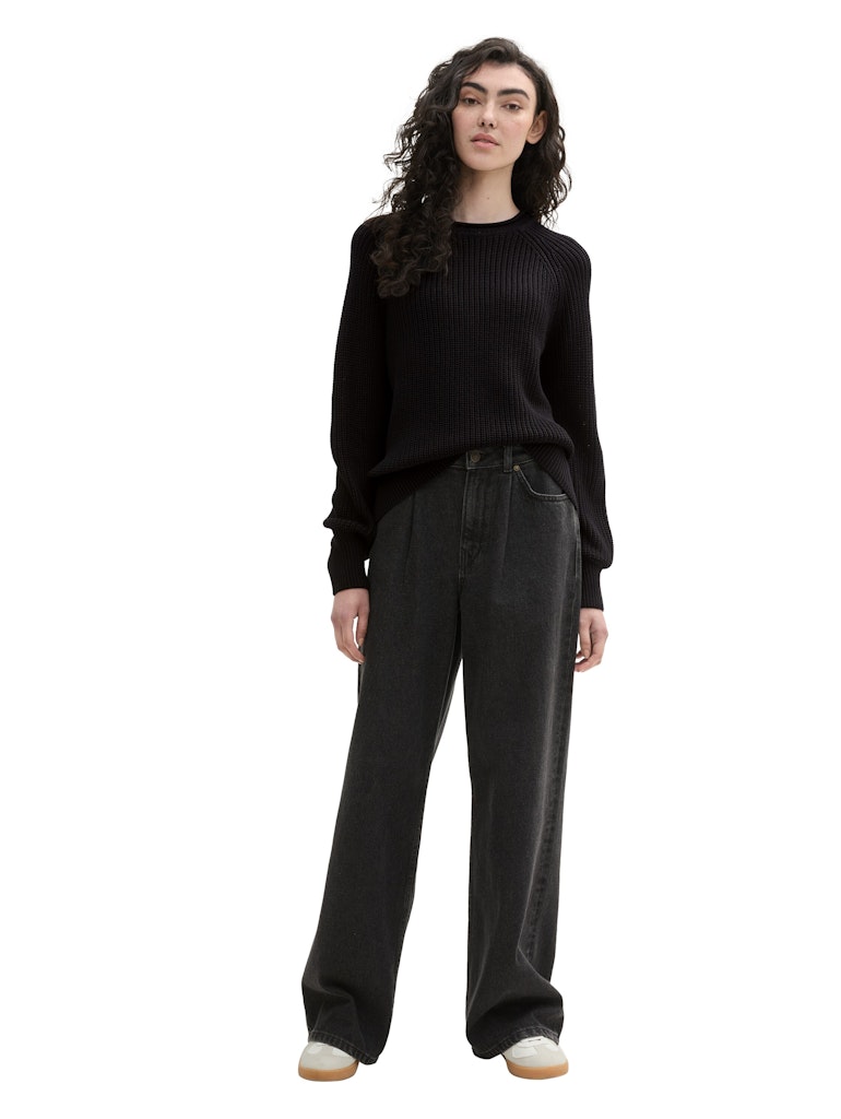 Tom Tailor denim Damen Pullover Deep Black
