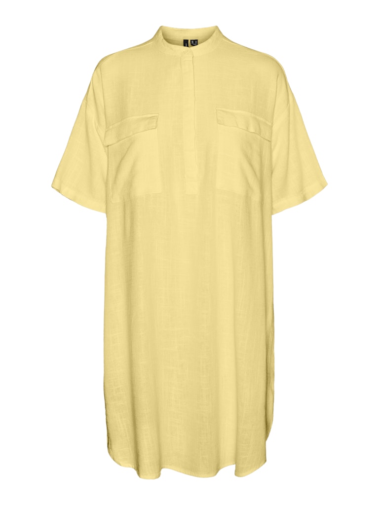 Vero Moda Damen Kleider Pale Banana