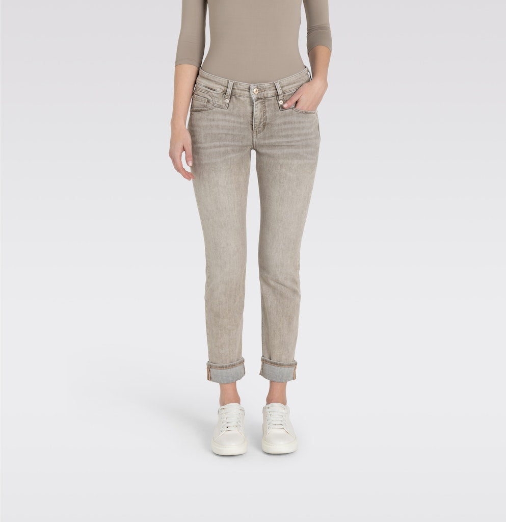 Mac Damen Jeans Beige Colored W