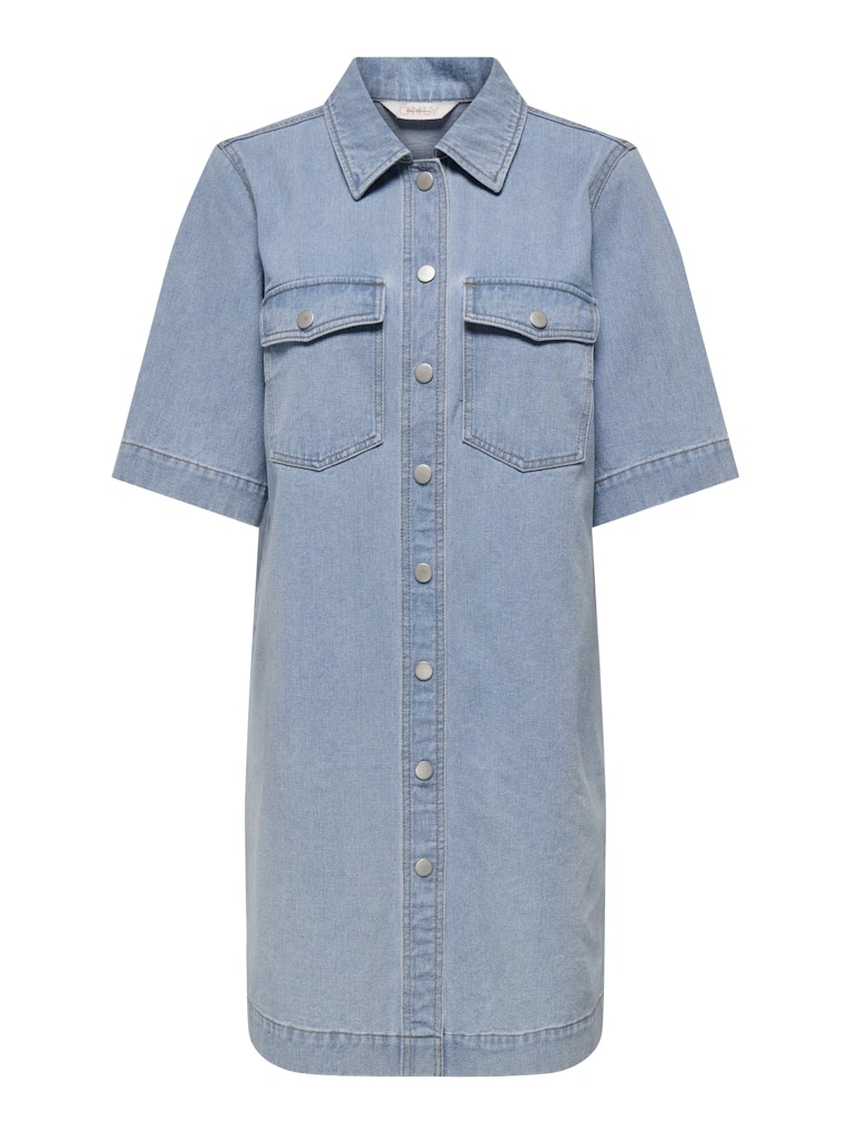 only Damen Kleider Light Blue Deni