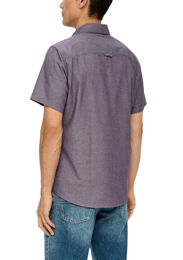 S. Oliver red Herren Hemden kurz Lilac/Pink