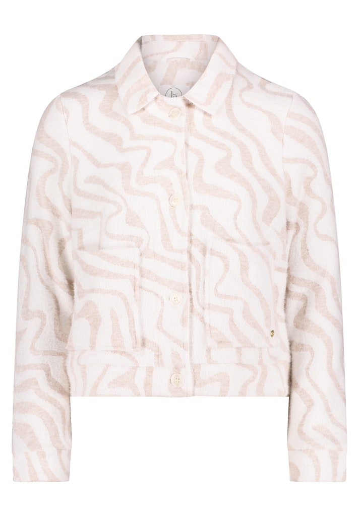 Betty & Co Damen Strickjacken Nature/Cream