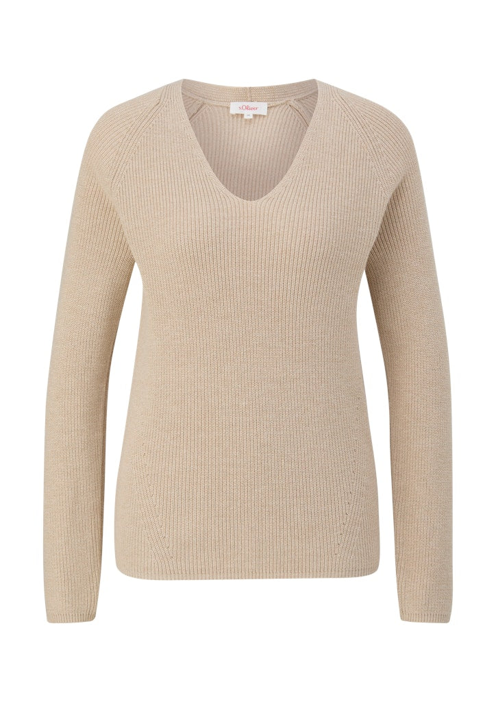 S. Oliver red Damen Pullover Brown