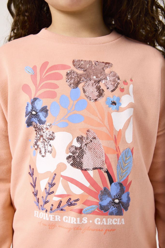Garcia Mädchen Sweats & Sweatjacken Fresh Coral