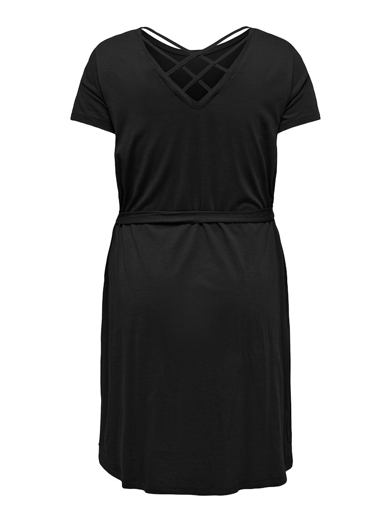 Only Caramkoma Damen Kleider Black