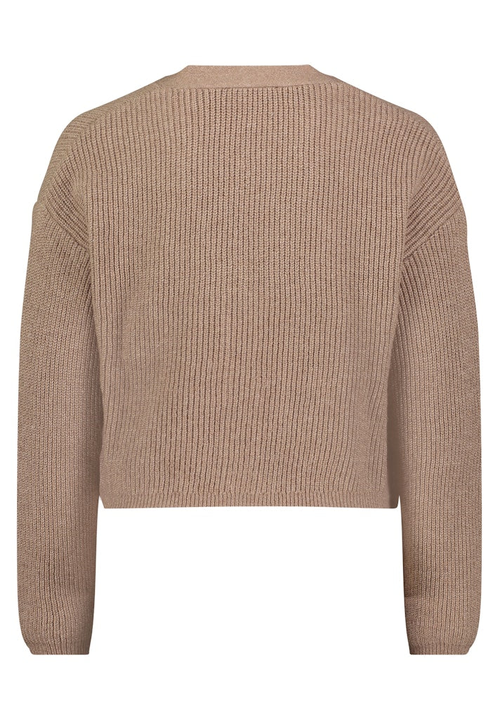 Cartoon Damen Strickjacken Light Brown Mel