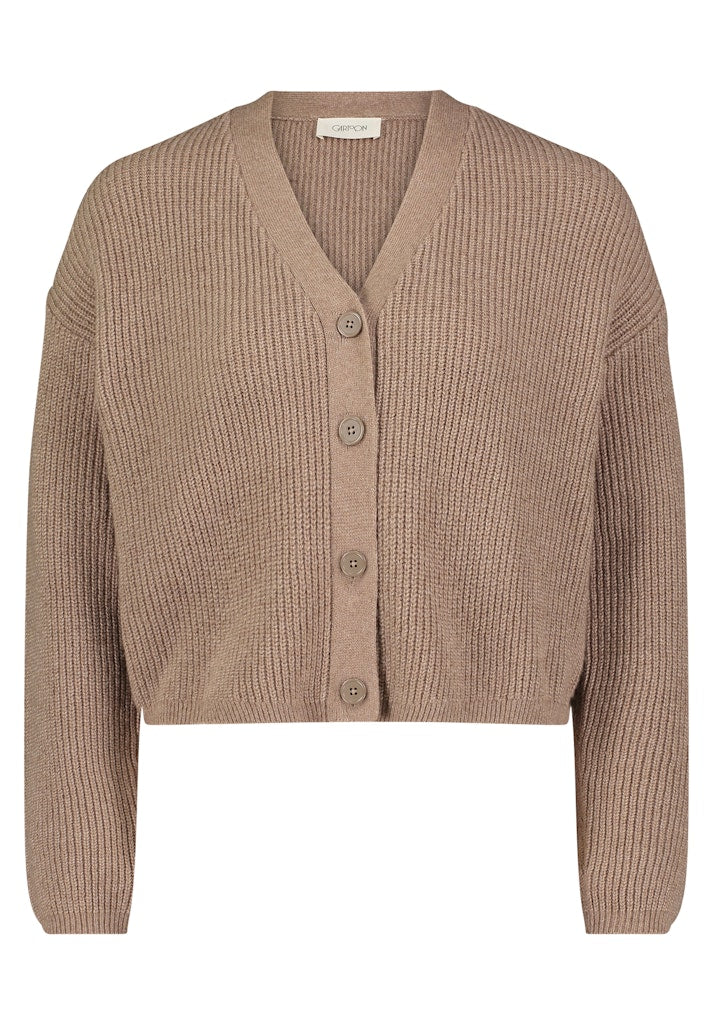 Cartoon Damen Strickjacken Light Brown Mel