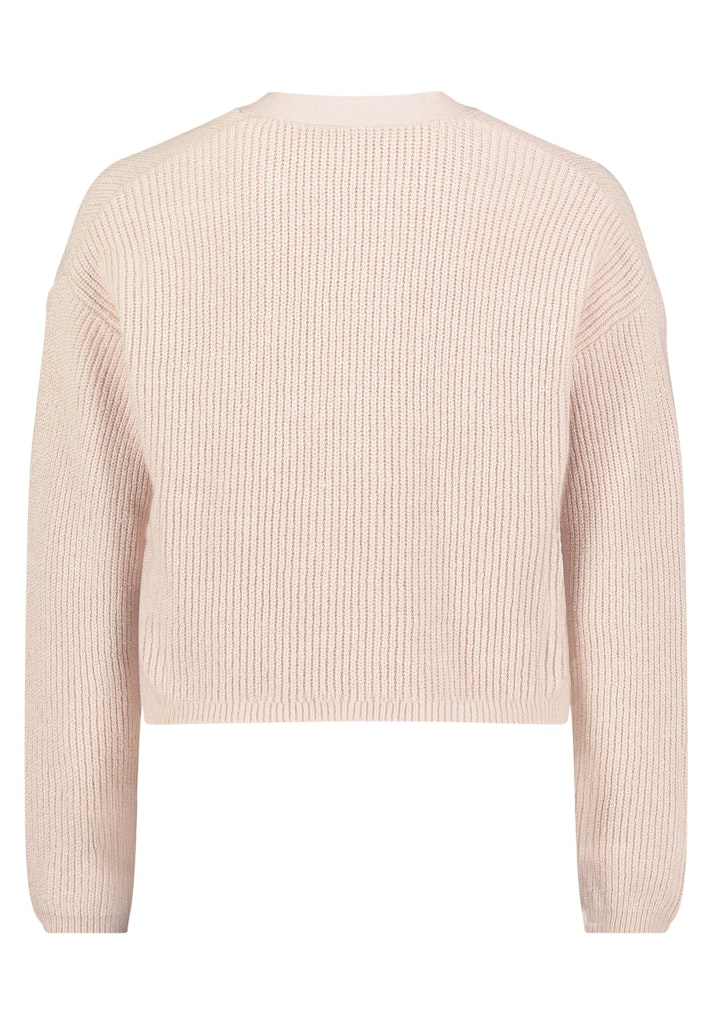 Cartoon Damen Strickjacken Beige Melange