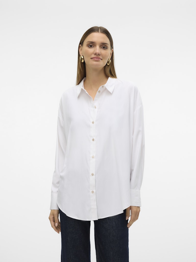 Vero Moda Damen Blusen Bright White
