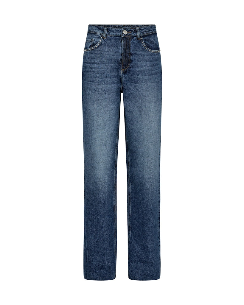 Mos Mosh Damen Jeans Mid Blue